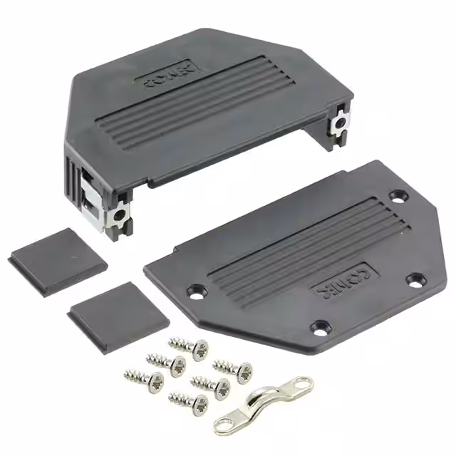 16-001850E Conec  Carcasas traseras para conectores D-Sub en forma de D